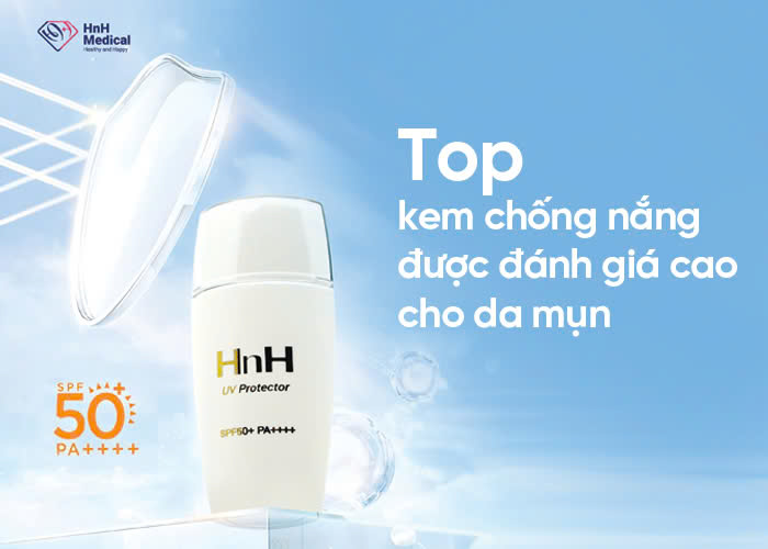 Top kem chống nắng được đánh giá cao cho da mụn