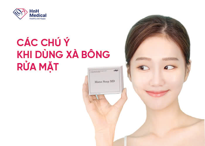 Các chú ý khi dùng xà bông rửa mặt