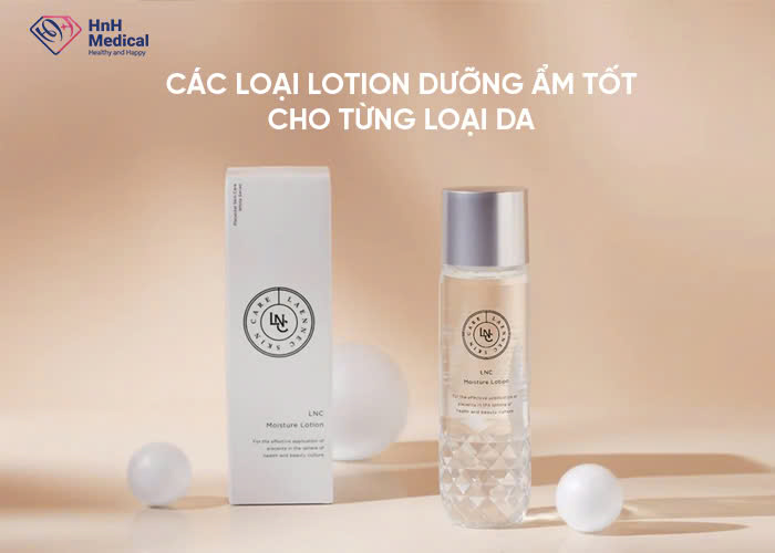 Top các loại lotion dưỡng ẩm tốt cho từng loại da